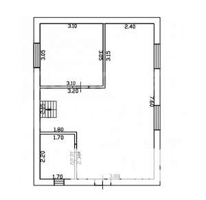Дом 85м², 2-этажный, участок 4 сот.