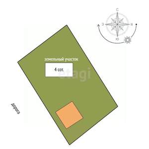 Дом 135м², 1-этажный, участок 4 сот.