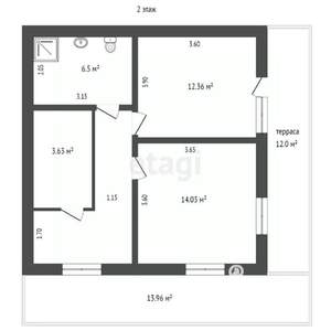 Дом 186м², 3-этажный, участок 8 сот.