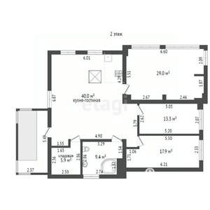 Дом 449м², 3-этажный, участок 9 сот.