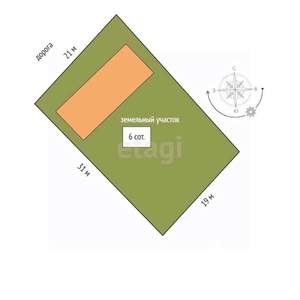 Дача 174м², 2-этажный, участок 6 сот.