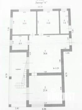 Дом 209м², 1-этажный, участок 5 сот.
