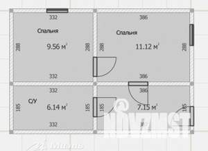 Дом 68м², 1-этажный, участок 4 сот.