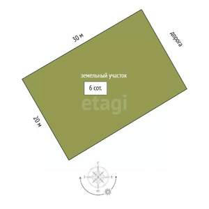 Дом 176м², 2-этажный, участок 6 сот.