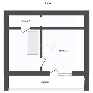 Дом 48м², 2-этажный, участок 4 сот.