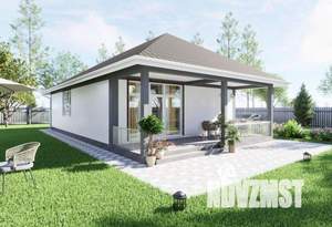 Дом 90м², 1-этажный, участок 4 сот.