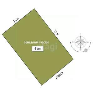 Дом 120м², 1-этажный, участок 4 сот.