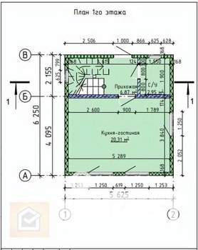 Дом 62м², 2-этажный, участок 3 сот.