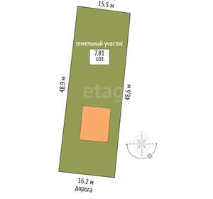 Дом 68м², 1-этажный, участок 8 сот.