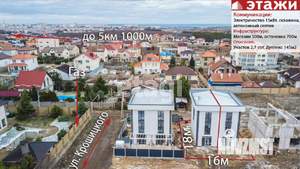 Таунхаус 135м², 3-этажный, участок 3 сот.