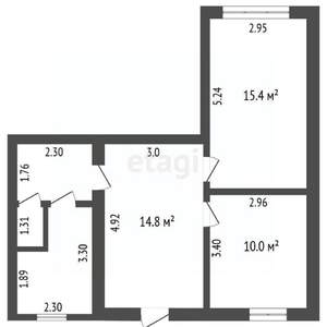 Дом 56м², 1-этажный, участок 5 сот.