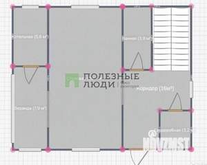 Дом 140м², 2-этажный, участок 4 сот.