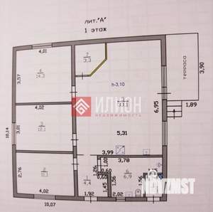 Дача 102м², 1-этажный, участок 4 сот.