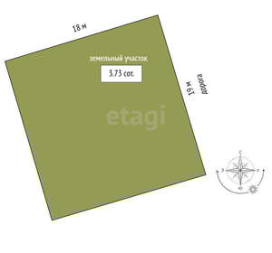 Дом 80м², 1-этажный, участок 4 сот.