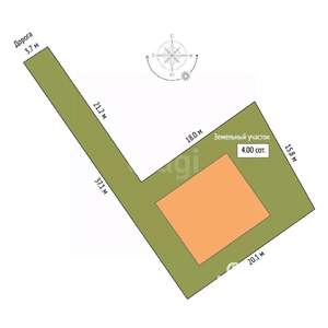 Дом 97м², 1-этажный, участок 4 сот.