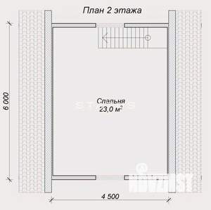 Дом 65м², 2-этажный, участок 4 сот.
