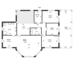 Дом 500м², 2-этажный, участок 9 сот.
