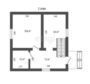 Дом 129м², 2-этажный, участок 4 сот.