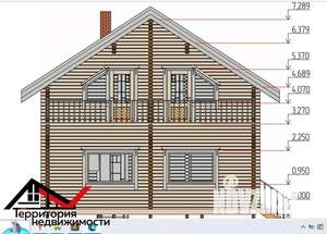 Дом 120м², 2-этажный, участок 4 сот.