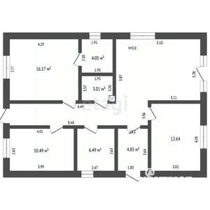 Дом 105м², 1-этажный, участок 4 сот.