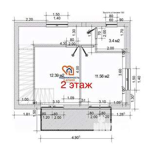 Дом 90м², 2-этажный, участок 4 сот.