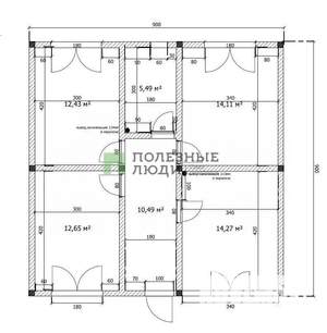 Дом 81м², 1-этажный, участок 4 сот.