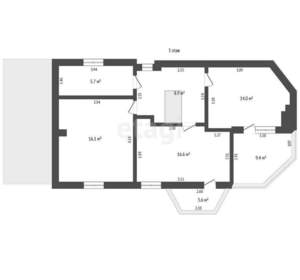 Дом 266м², 3-этажный, участок 4 сот.