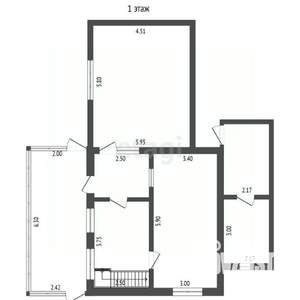 Дом 131м², 2-этажный, участок 4 сот.