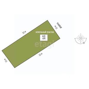 Дом 20м², 1-этажный, участок 4 сот.