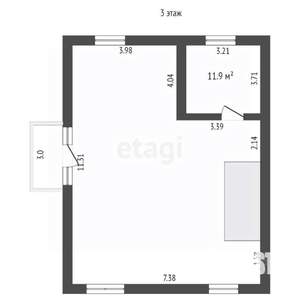 Дача 244м², 3-этажный, участок 4 сот.