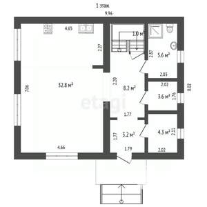 Дом 130м², 2-этажный, участок 4 сот.