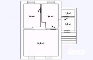 Дом 41м², 1-этажный, участок 6 сот.