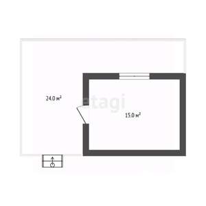 Дом 15м², 1-этажный, участок 6 сот.