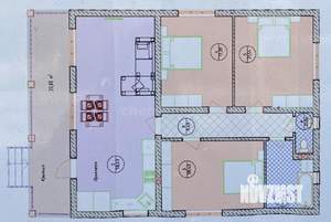 Дом 115м², 1-этажный, участок 4 сот.