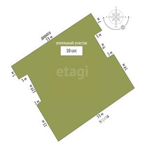 Дом 250м², 1-этажный, участок 10 сот.