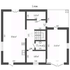 Дом 141м², 2-этажный, участок 6 сот.