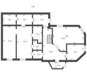 Дом 266м², 3-этажный, участок 4 сот.