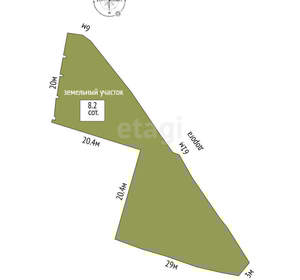 Дом 85м², 2-этажный, участок 8 сот.