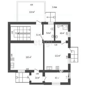 Дом 98м², 2-этажный, участок 4 сот.