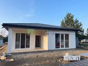 Дом 120м², 1-этажный, участок 6 сот.