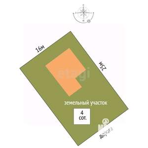 Дом 100м², 2-этажный, участок 4 сот.