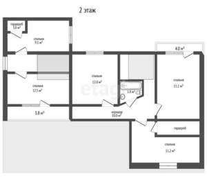 Дом 180м², 2-этажный, участок 2 сот.