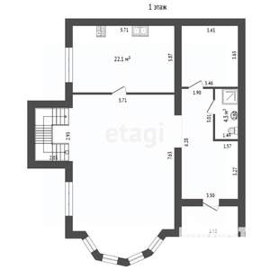 Дом 239м², 2-этажный, участок 10 сот.