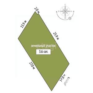 Дача 18м², 1-этажный, участок 4 сот.