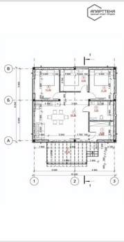 Дом 94м², 1-этажный, участок 4 сот.