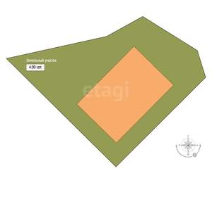 Дом 117м², 1-этажный, участок 4 сот.