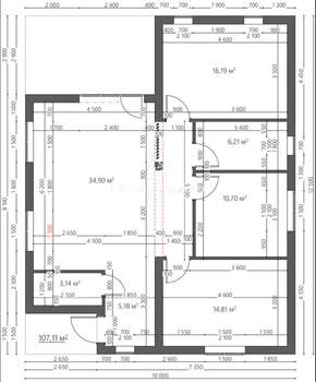 Дом 125м², 1-этажный, участок 4 сот.