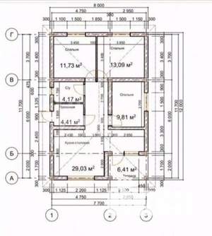 Дом 82м², 1-этажный, участок 4 сот.