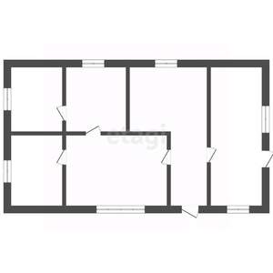 Дом 77м², 1-этажный, участок 4 сот.