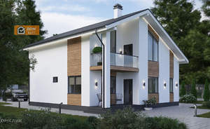 Дом 100м², 2-этажный, участок 5 сот.